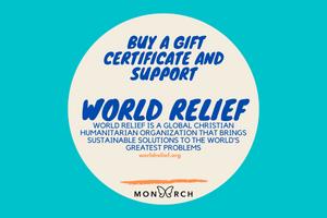 GIFT CERTIFICATE - WORLD RELIEF