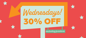 Wednesday 30% off Storewide Sale