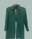 J Crew Forest Green Wool Pea Coat Size XS/Small