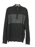 Banana Republic Pima Cotton Cashmere Half Zip Sweater Black NWT | L