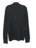 Banana Republic Pima Cotton Cashmere Half Zip Sweater Black NWT | L