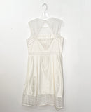 Calvin Klein Ivory Eyelet Sundays Dress Size 12