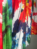 Touch Me Painted Pleated Skirt Size S/M