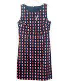 Ann Taylor Sheath Dress Navy Blue Size 10