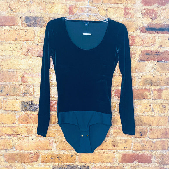 J. Crew Velvet Bodysuit | Extra Small