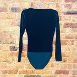 J. Crew Velvet Bodysuit | Extra Small