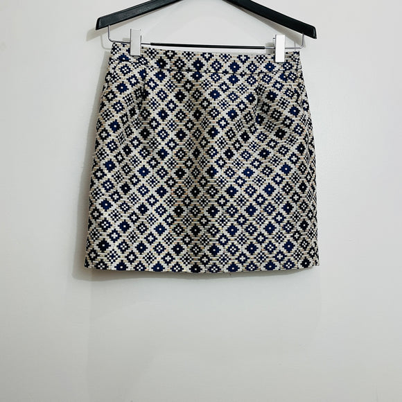 J. Crew Geometric Printed Mini Skirt | Size Small