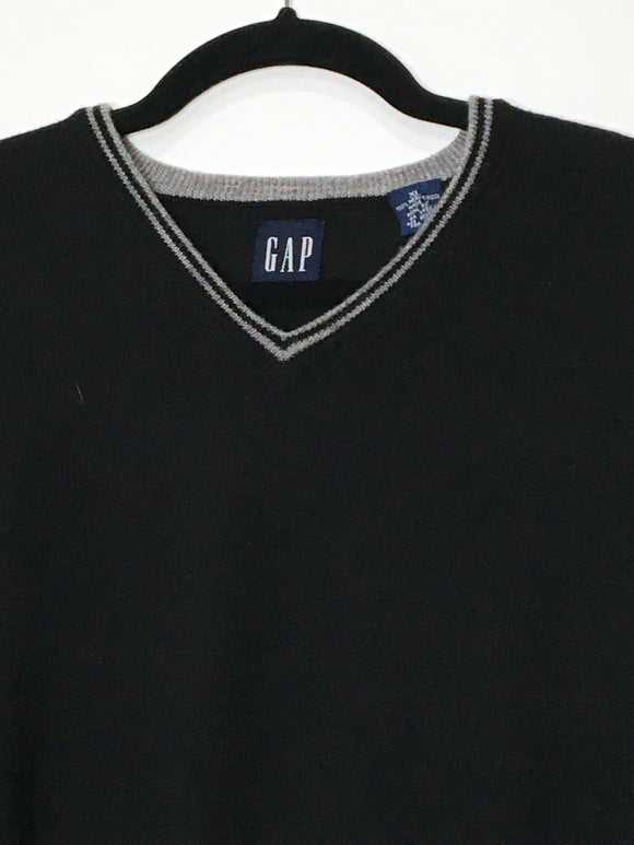Gap Black Men's 100% Merino Sweater  |  XL