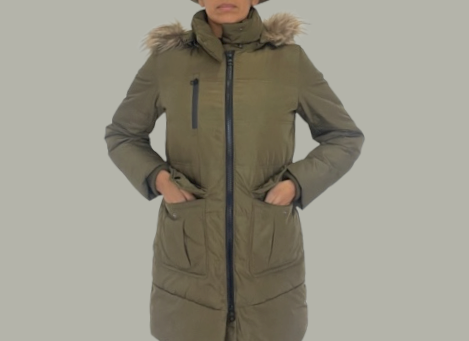 Marc New York Andrew Marc Green Puffer With Hood Size Small