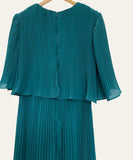 Teal Maxi Dress Corey Lynn Calter by Anthropologie size XS