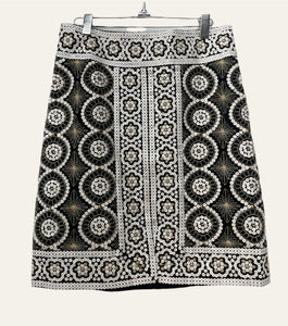 Tory Burch Textured Miniskirt Size 6