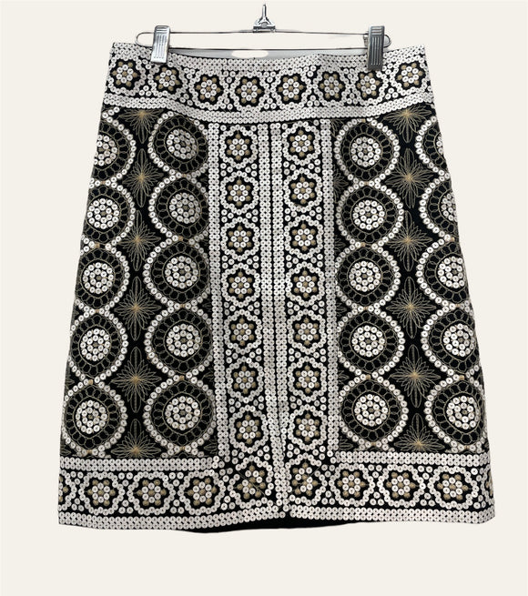 Tory Burch Textured Miniskirt Size 6