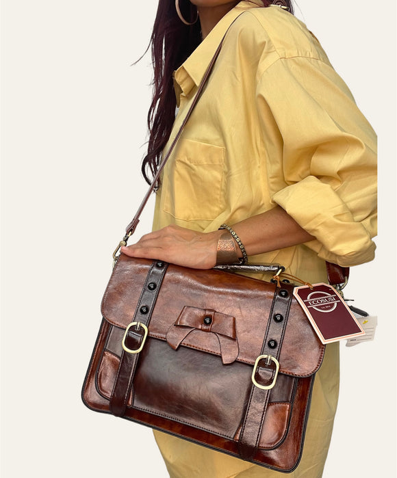 Ecosusi Briefcase Purse New With Tag