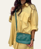 Fossil Teal Shoulder Purse
