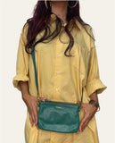 Fossil Teal Shoulder Purse