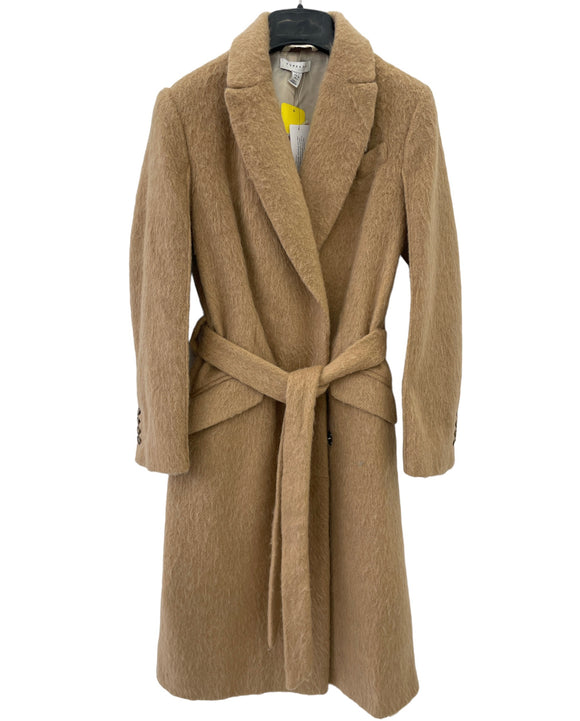Top Shop Camel Trench New With Tag