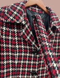 Vintage Vesti Mod Coat Plaid Herringbone Jacket Size 12