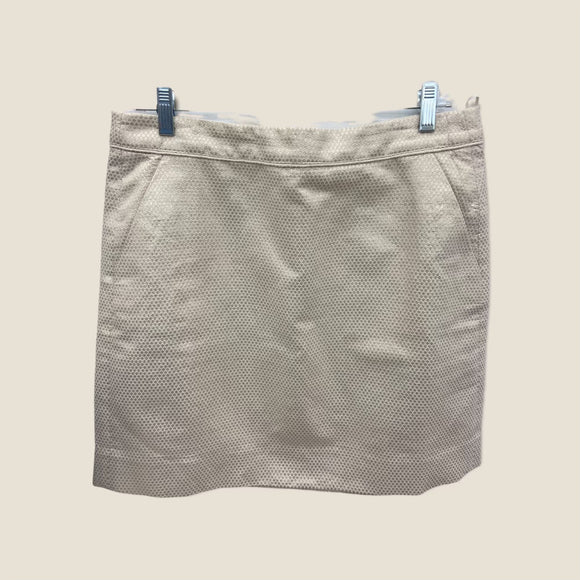 J Crew Metallic Pencil Skirt / 8