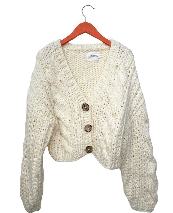 Chicwish Super Chunky Knit Handmade With Love Sweater